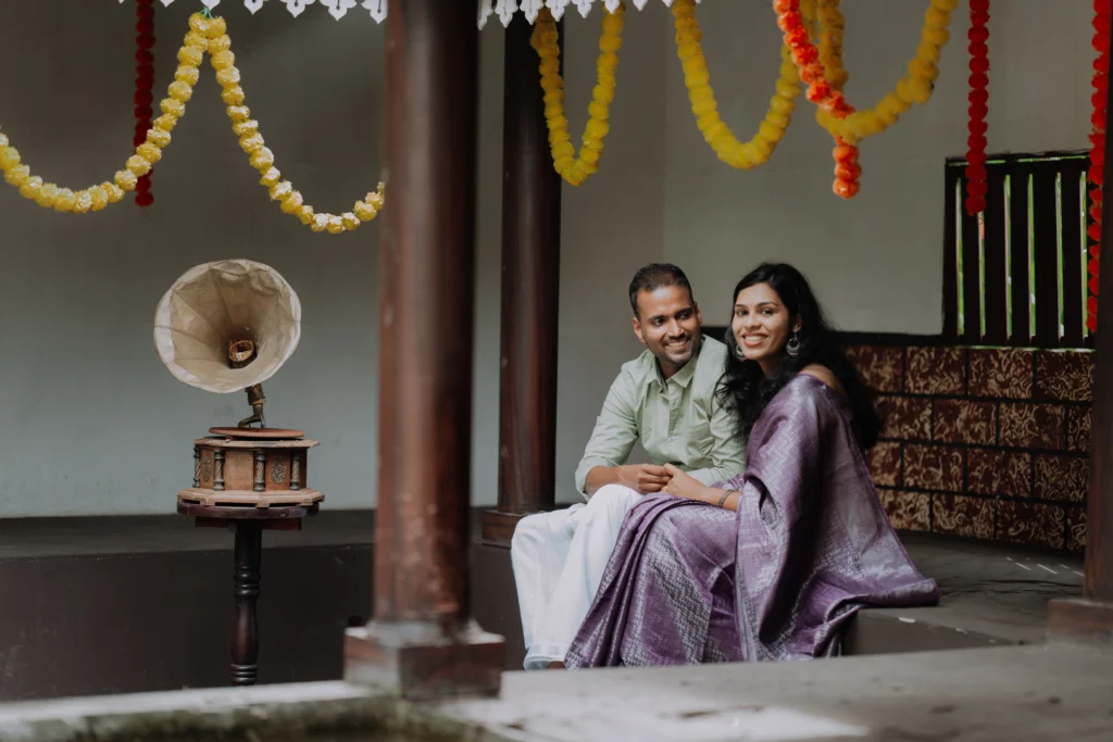 Outdoor wedding shoot Kerala