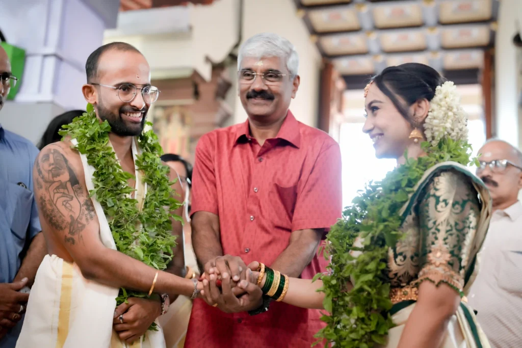 Family blessings traditional wedding ceremony